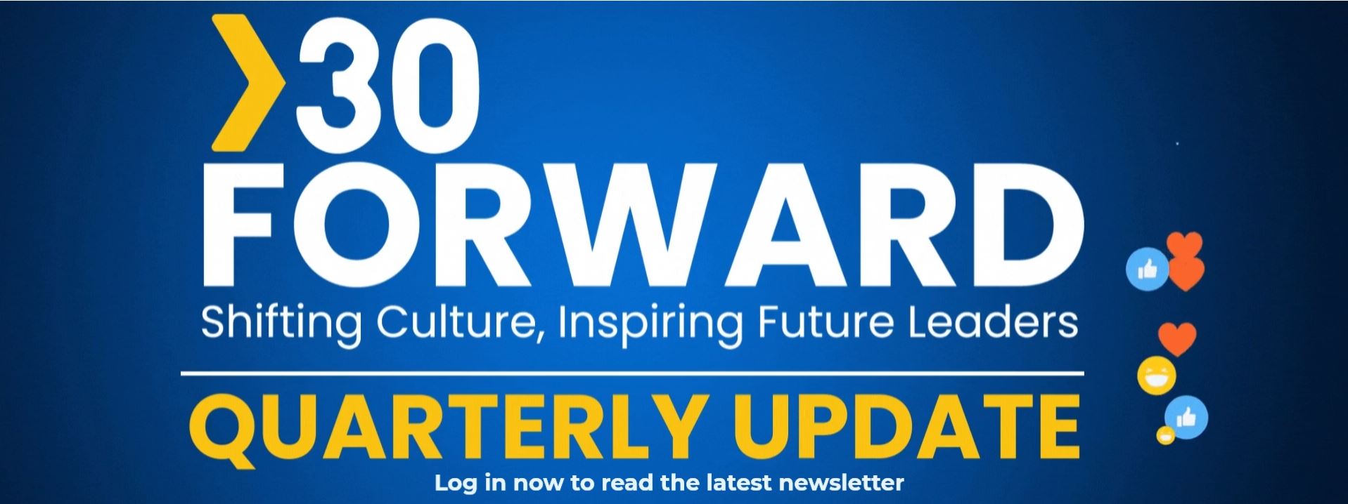 30 Forward newsletter update